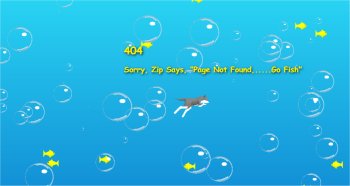 Zip goes fishing