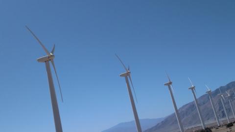 windmills at an angle by Jeremy Heminger
