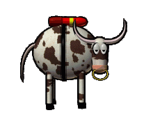 cow with jetpack